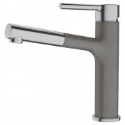 Змішувач для кухні Franke Centro з лійкою що висувається сірий камінь 115.0621.548