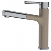 Смеситель для кухни Franke Centro с выдвигающейся лейкой миндаль 115.0621.594