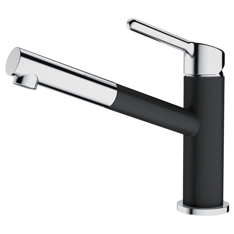 Змішувач для кухні Franke Orbit Pull Out з висувною лійкою онікс 115.0623.057