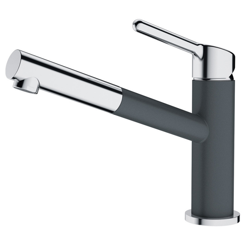 Смеситель для кухни Franke Orbit Pull Out с выдвижной лейкой графит 115.0623.134
