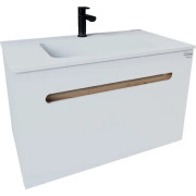 Тумба під раковину Radaway Laura 100 підвісна ДСП/МДФ білий глянець M01100-01-01
