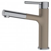 Смеситель для кухни Franke Centro с выдвигающейся лейкой миндаль 115.0621.594