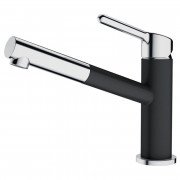 Змішувач для кухні Franke Orbit Pull Out з висувною лійкою онікс 115.0623.057