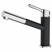 Смеситель для кухни Franke Orbit Pull Out с выдвижной лейкой оникс 115.0623.057
