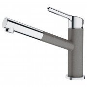 Змішувач для кухні Franke Orbit Pull Out з висувною лійкою сірий камінь 115.0623.141