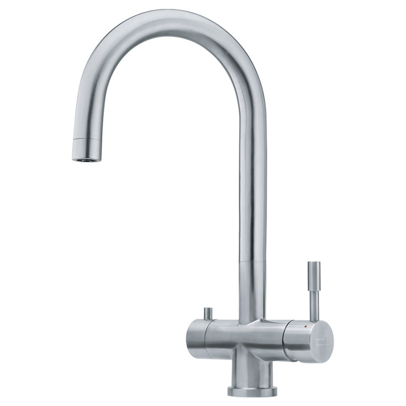 Смеситель для кухни Franke EOS Clear Water для водопроводной и фильтрованной воды нержавеющая сталь 120.0179.979