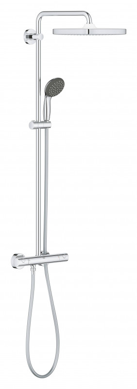 Душевая система Grohe Vitalio Start 250 CUBE с термостатом хром 26697000