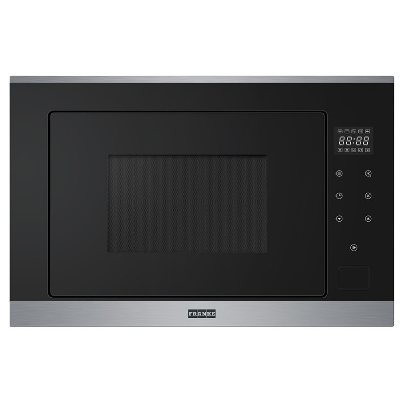 Вбудована мікрохвильова піч Franke Smart FSM 25 MW XS 25 л нержавіюча сталь/чорне скло 131.0627.471