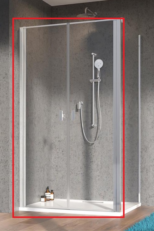 Душевая дверь Radaway Nes 8 DWD+S 120х200 см распашная хром/прозрачное стекло 10081120-01-01
