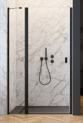 Душові двері Radaway Nes 8 Black DWJ II 90х200 см орна ліва чорний/прозоре скло 10083090-54-01L