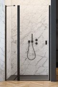 Душові двері Radaway Nes 8 Black DWJ II 90х200 см орна ліва чорний/прозоре скло 10083090-54-01L