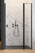 Душові двері Radaway Nes 8 Black DWJ II 90х200 см орна права чорний/прозоре скло 10083090-54-01R
