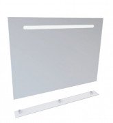 Зеркало в ванную комнату Radaway Laura 100x75 см c LED подсветкой и полочкой D2101-1075