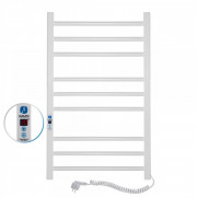 Электрический полотенцесушитель Navin Классик Квадро 500х800 Digital правый окрашенная сталь белый 12-116052-5080