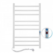 Электрический полотенцесушитель Navin Классик Квадро 500х800 Digital левый окрашенная сталь белый 12-116152-5080
