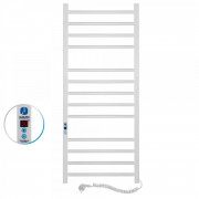 Рушникосушарка електрична Navin Класик Квадро 500х1200 Digital права пофарбована сталь білий 12-116052-5012