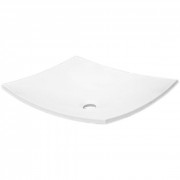 Раковина для ванной Fancy Marble Natura 47,6х37 см искусственный камень белый матовый 0105103