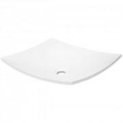Раковина для ванной Fancy Marble Natura 47,6х37 см искусственный камень белый матовый 0105103