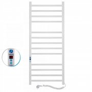 Электрический полотенцесушитель Navin Классик Квадро 500х1200 Digital правый окрашенная сталь белый 12-116052-5012
