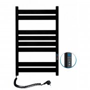 Электрический полотенцесушитель Navin Largo 500х800 Digital левый окрашенная сталь черный муар 12-244152-5080
