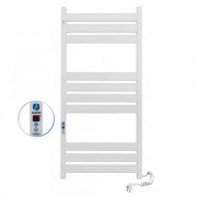 Электрический полотенцесушитель Navin Largo 500х1000 Digital правый окрашенная сталь белый бархат 12-844052-5010