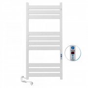 Электрический полотенцесушитель Navin Largo 500х1000 Digital левый окрашенная сталь белый бархат 12-844152-5010
