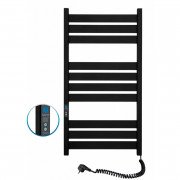 Электрический полотенцесушитель Navin Largo 500х1000 Digital правый окрашенная сталь черный муар 12-244052-5010
