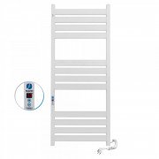 Электрический полотенцесушитель Navin Largo 500х1200 Digital правый окрашенная сталь белый бархат 12-844052-5012