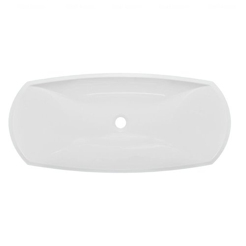 Раковина для ванної Fancy Marble Quant 79,5х39,5 см штучний камінь білий матовий 7606103