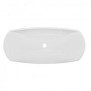 Раковина для ванної Fancy Marble Quant 79,5х39,5 см штучний камінь білий матовий 7606103