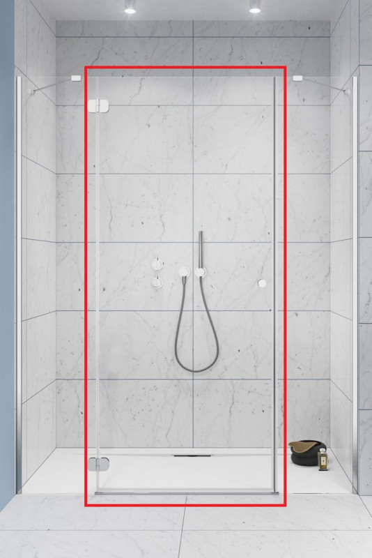 Створка душевой двери Radaway Torrenta DWJS 160 распашная 81.2х195 см левая хром/прозрачное стекло 1320812-01-01L