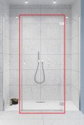 Створення душових дверей Radaway Torrenta DWJS 150 распашна 71.2х195 см права хром/прозоре скло 1320712-01-01R