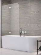 Шторка для ванны Radaway Torrenta PND II 100х150 см левая профиль хром стекло прозрачное 12011202-101L