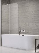 Шторка для ванни Radaway Torrenta PND II 120х150 см ліва профіль хром скло прозоре 12011203-101L