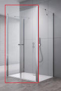 Душові двері Radaway Eos DWD+2S 120х197 см хром/прозоре скло 13799404-01