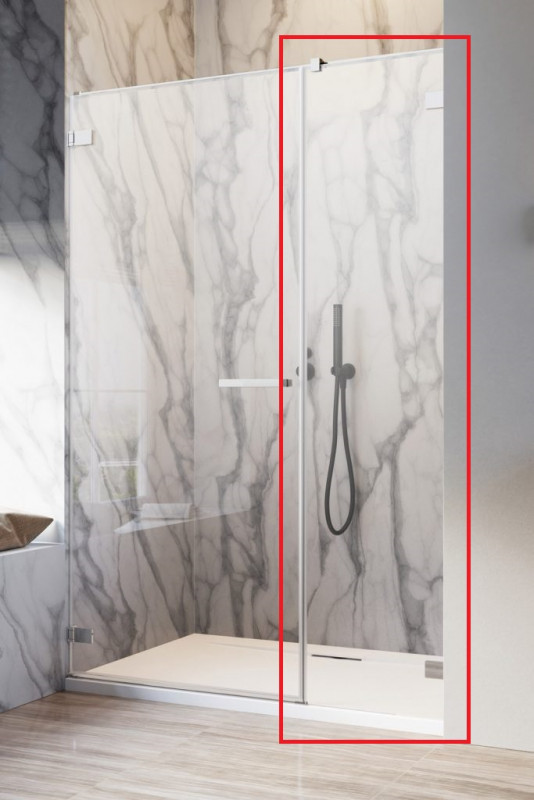 Неподвижный элемент душевой двери Radaway Arta QL DWS хром плюс/прозрачное стекло 10102506-03-01