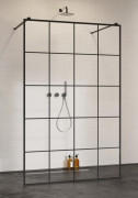 Стінка душова передня Radaway Modo New Black I Factory 160 чорний/прозоре скло 388164-54-57