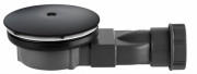 Сифон для душового піддону Radaway Slim Black чорний R400B