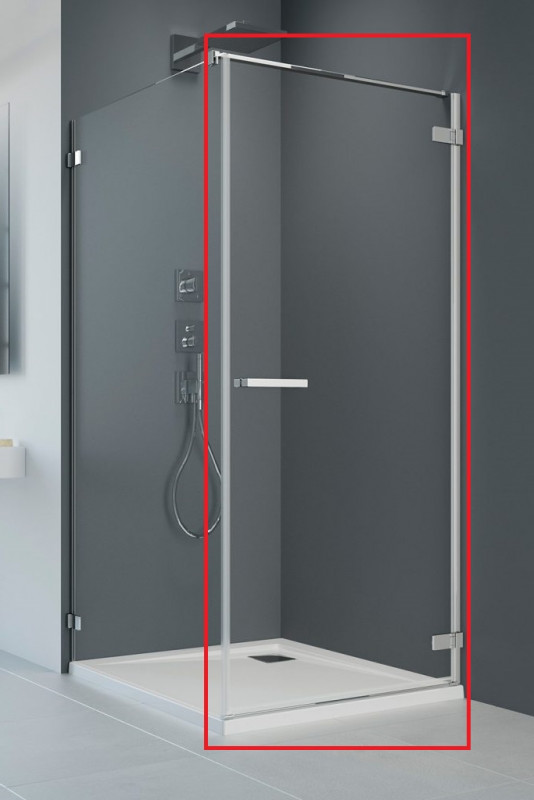 Душові двері Radaway Arta KDJ I 100х200 см права хром плюс/прозоре скло 1386083-03-01R