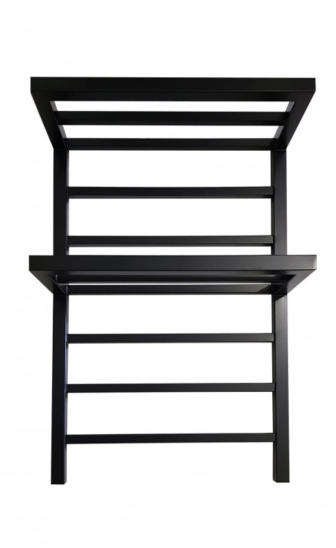 Сушка для рушників водяна Genesis-Aqua Aro 100x53 см чорний GA-40002