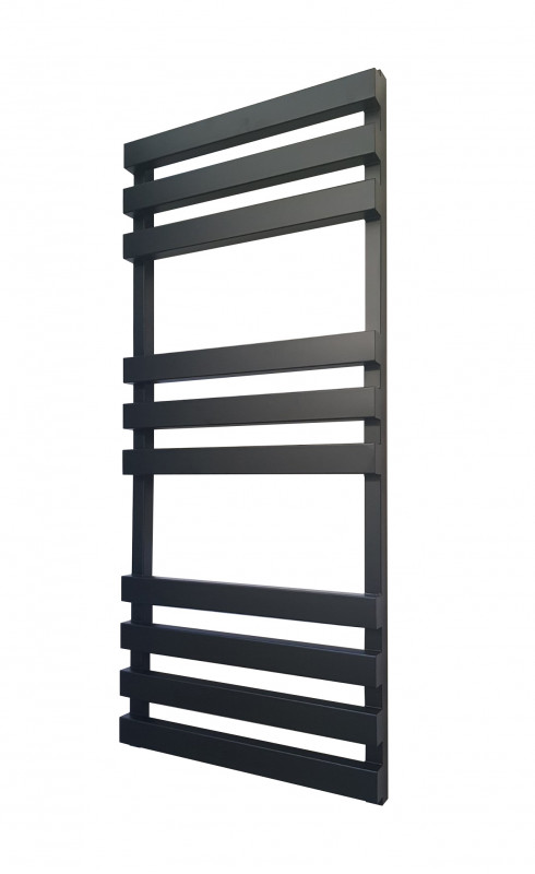 Сушка для рушників водяна Genesis-Aqua Alpina 80x53 см чорний  GA-4101