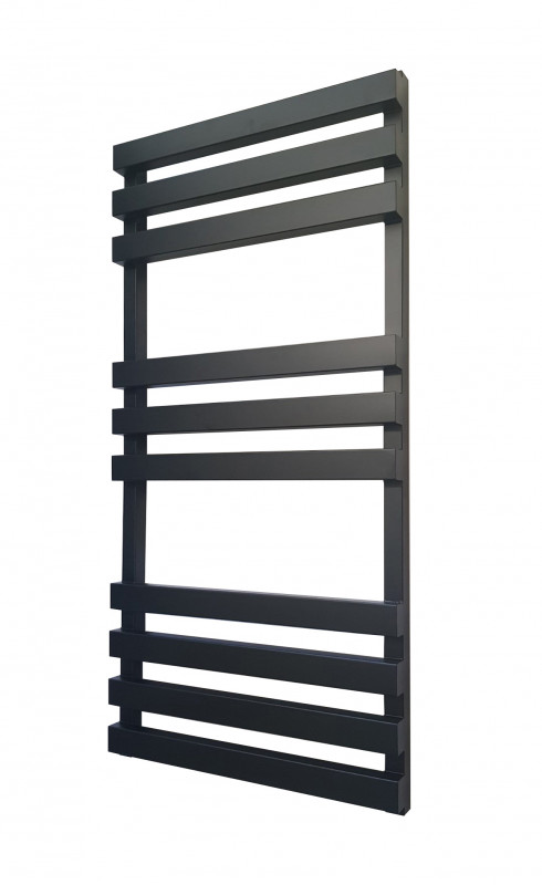 Сушка для рушників водяна Genesis-Aqua Alpina 120x53 см чорний GA-4103