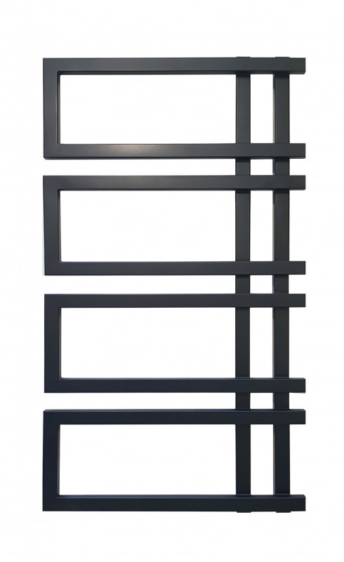 Полотенцесушитель водяной Genesis-Aqua Enzo 100x53 см черный GA-4402