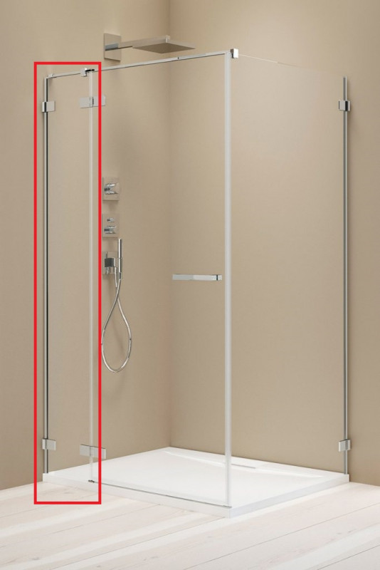 Нерухомий елемент душових дверей Radaway Arta KDJ II 42.7х200 см лівий хром плюс/прозоре скло 1386045-03-01L