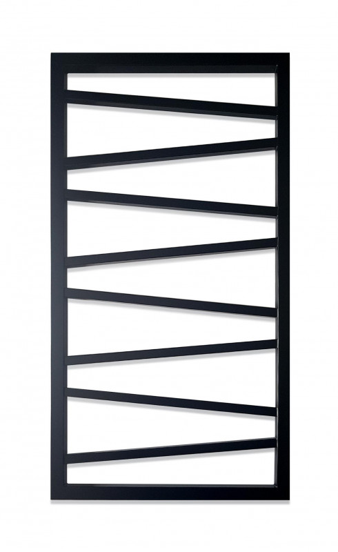 Полотенцесушитель водяной Genesis-Aqua Genesis Light 120x53 см черный GA-4903