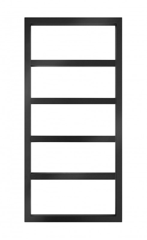 Полотенцесушитель водяной Genesis-Aqua Mogiana 80x53 см черный GA-57001