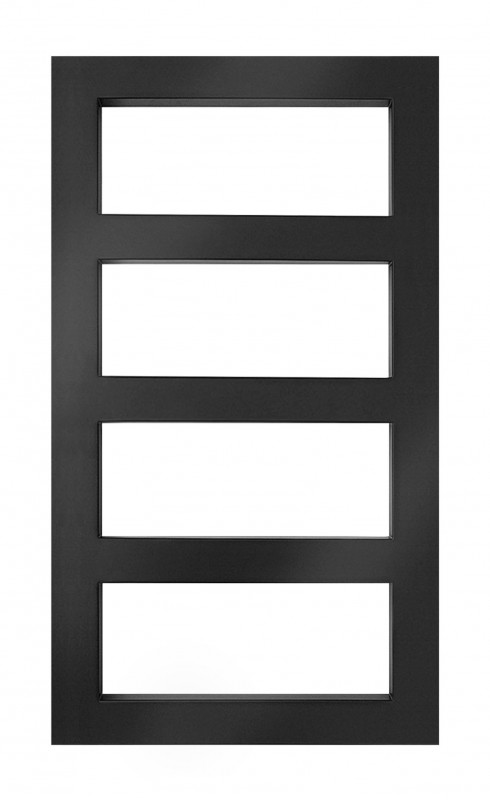 Сушка для рушників водяна Genesis-Aqua Masive 80x53 см чорний GA-58001