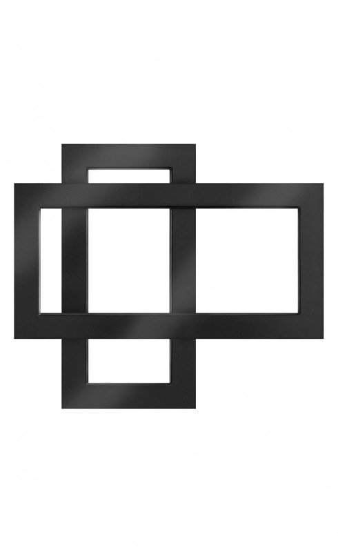 Сушка для рушників водяна Genesis-Aqua Cabri 60x70 см чорний GA-53001