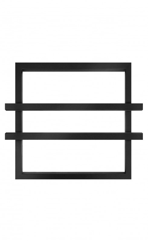 Полотенцесушитель водяной Genesis-Aqua Cadexsa 53x63 см черный GA-55001