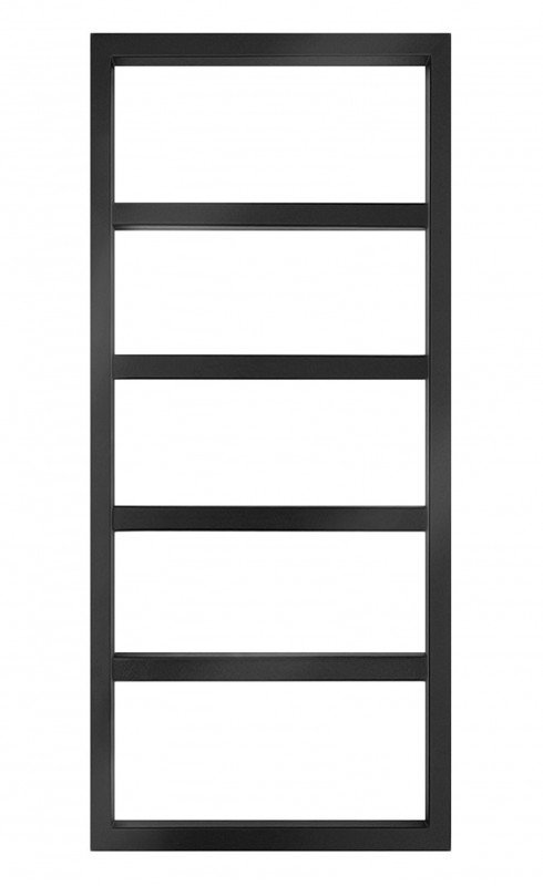 Полотенцесушитель водяной Genesis-Aqua Mogiana 120x53 см черный GA-57003